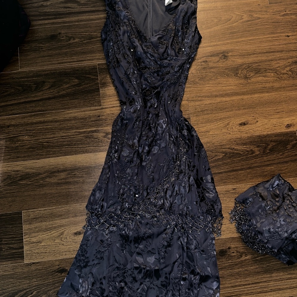 Elegant blue Evening Dress